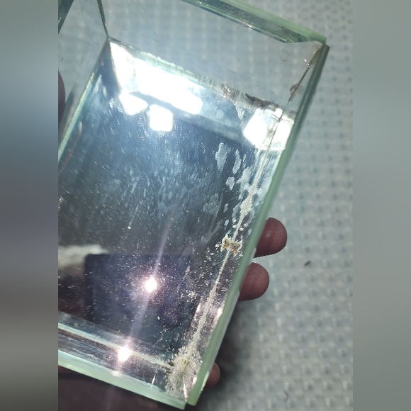 LEFTON EUC HUMMINGBIRD ETCHED TRINKET BOX - Picture 4 of 4